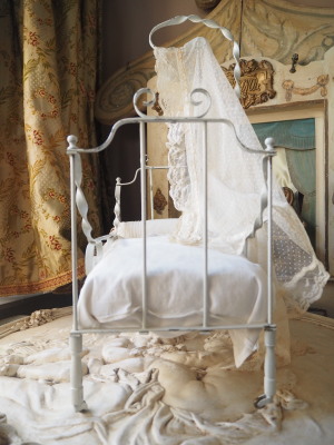 レア フランスアンティーク 1900年代初頭 天蓋付 ロマンティック